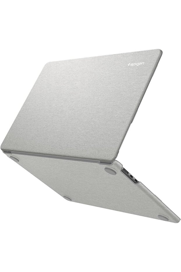 Urban Fit for MacBook Air 15 inch Case M5/M4/M3/M2 2026-2023 Scratch Resistant Premium Knit Fabric Hard Shell - Heather Gray
