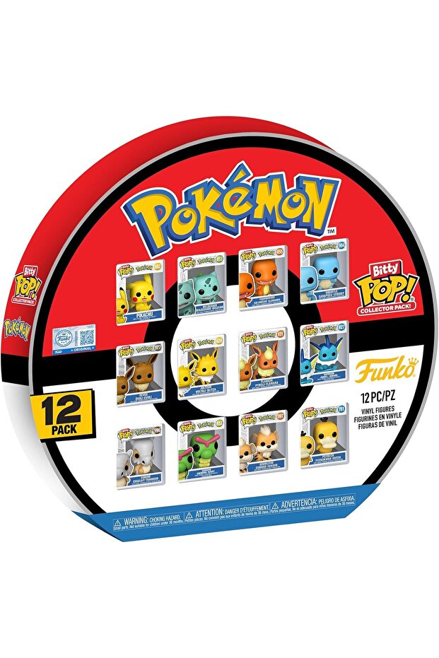 Bitty Pop! Games: Pokemon 12-Piece, Multipack