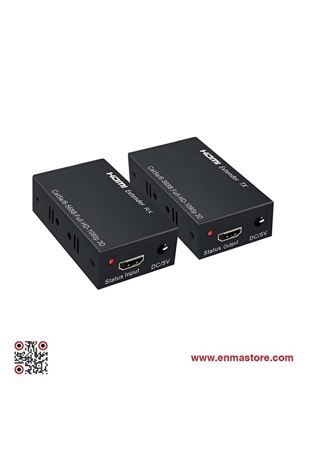 موزع HDMI حتى 30 متر عبر كابل شبكة CAT6