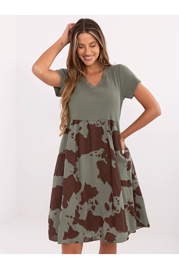 Rochie Dama Khaki - 4
