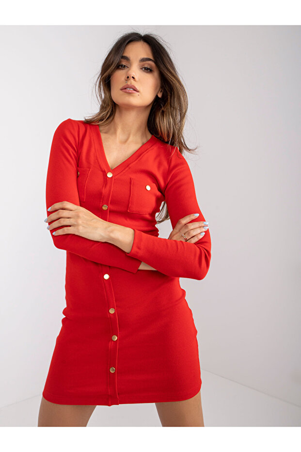 Rochie Dama Rosu - 4