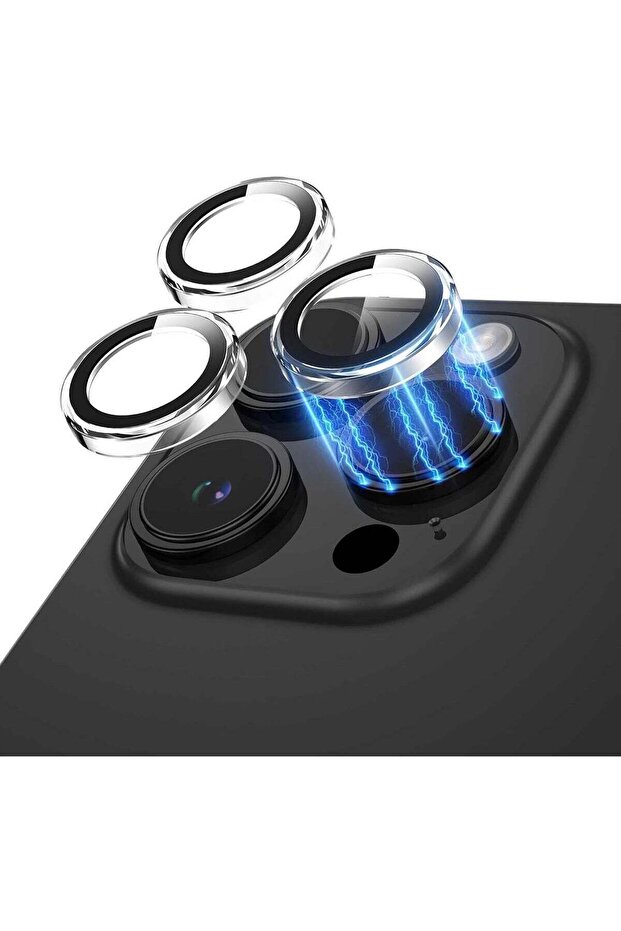 Trio Camera Lens for iPhone 15 Pro/iPhone 15 Pro Max -Clear