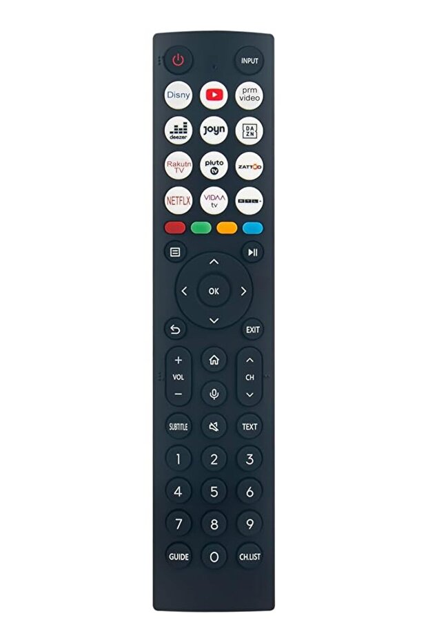 ERF2M36 Voice Replacement Remote Control Compatible with Hisense Smart TV Models: 43E7KQ, 50E7KQ, 55E7KQ, 65E7KQ, 75E7KQ, 55A6K, A22521A, A22451F