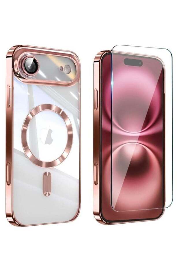iPhone 17 Air Clear Case with Magnetic Magsafe Compatibility & Tempered Glass | Ultra Transparent