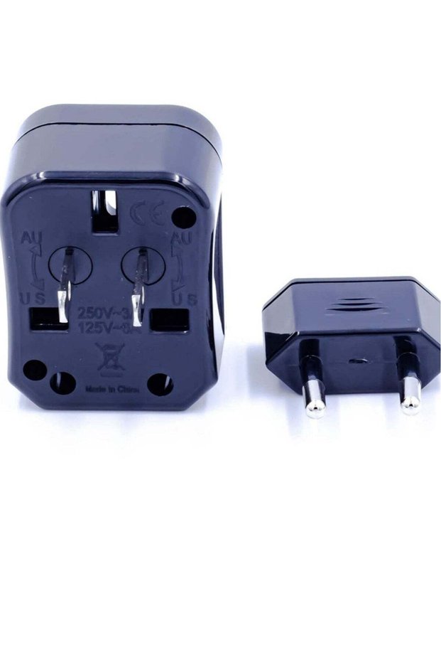 Universal International Power Adapter Travel Plug - USA/UK/EU/AU All in one Power Outlet Multi Travel Adapter