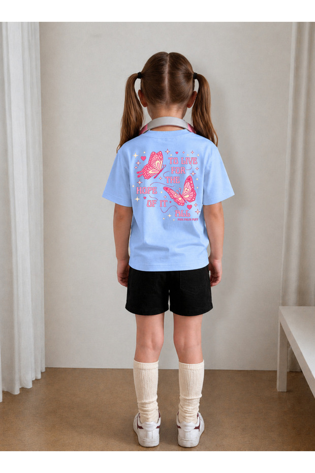Shorts - T-Shirt Set for Girls, Summer Cotton Comfortable Fit Printed Combination Set