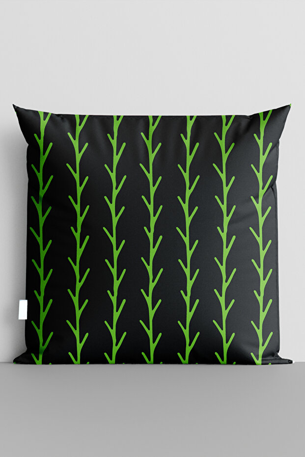 غطاء وسادة مطبوع رقميًا على الوجهين من Green Branches - 7109