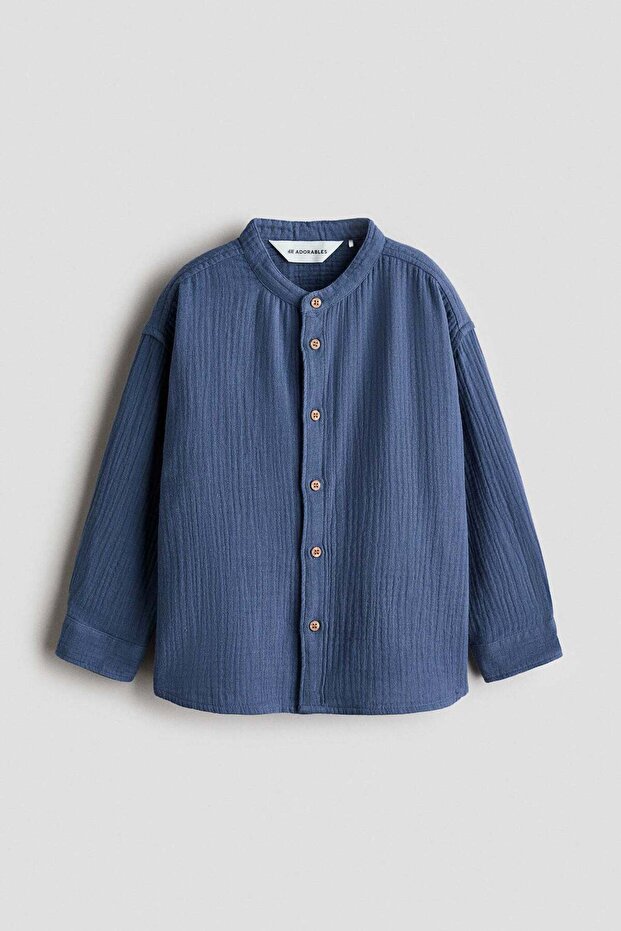 Cotton muslin shirt