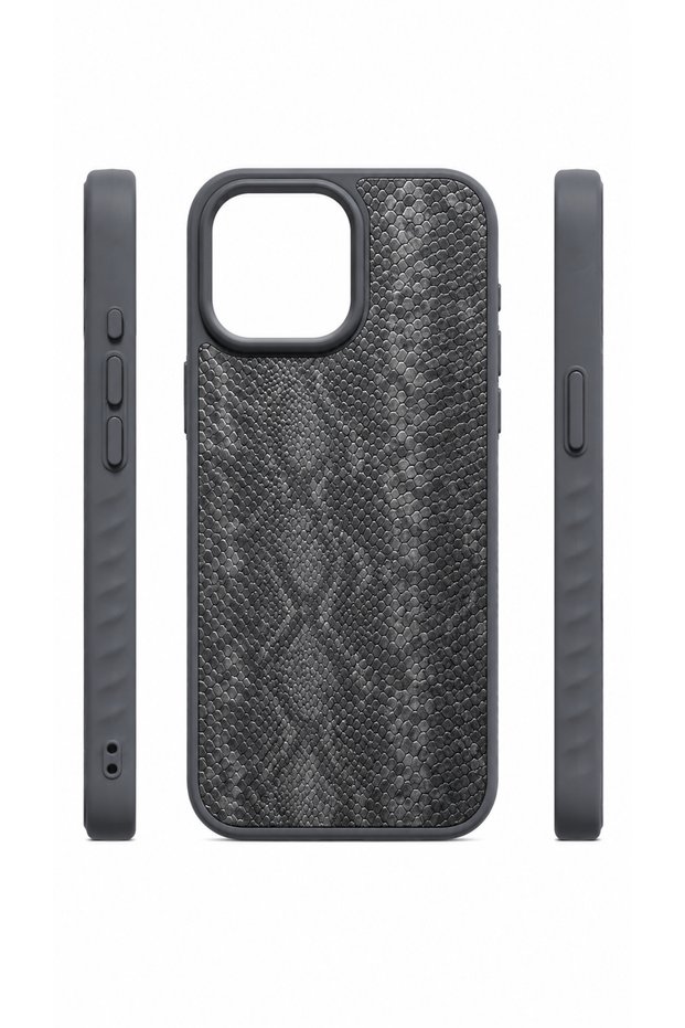 iPhone 15 Pro Max Compatible Snake Pattern Phone Case with Camera Protection