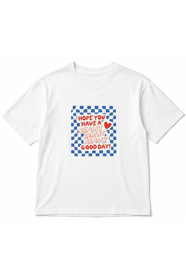 Short Sleeve Crew Neck Populer Letter Printed Oversize T-Shirt