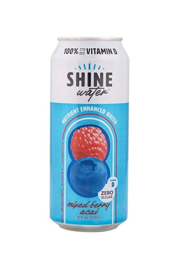 ShineWater Mixed Berry Acai Electrolyte Drink 473ml | Sugar-Free