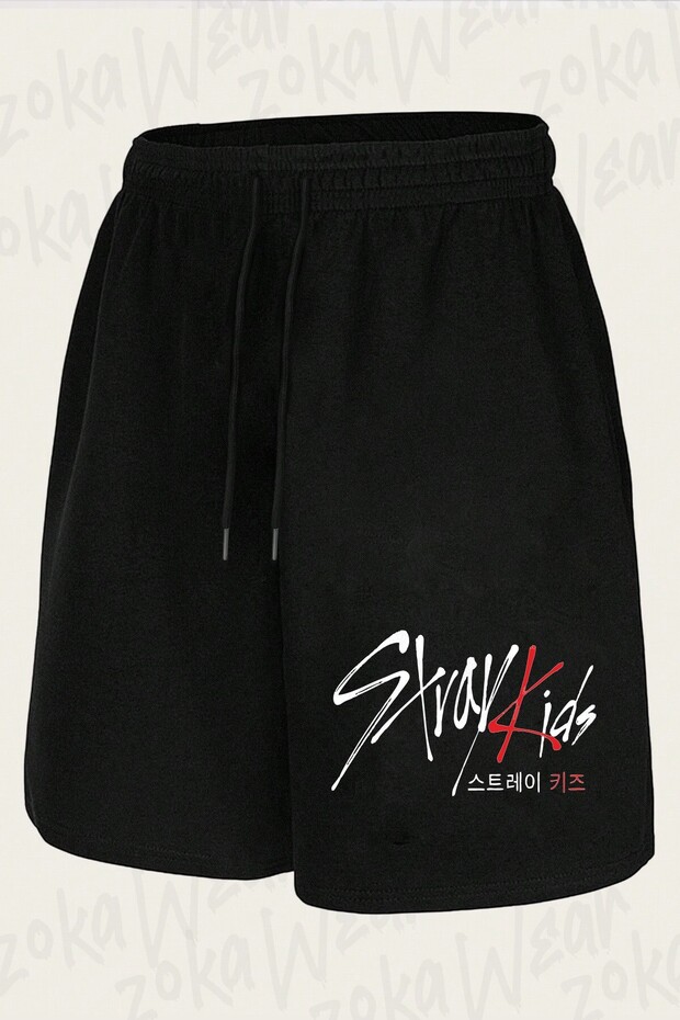 Unisex Stray Kids K Pop Design Printed Shorts