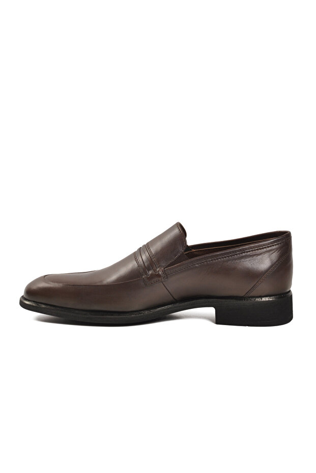 Brown Genuine Leather Men's Classic Shoes 02471-26K m