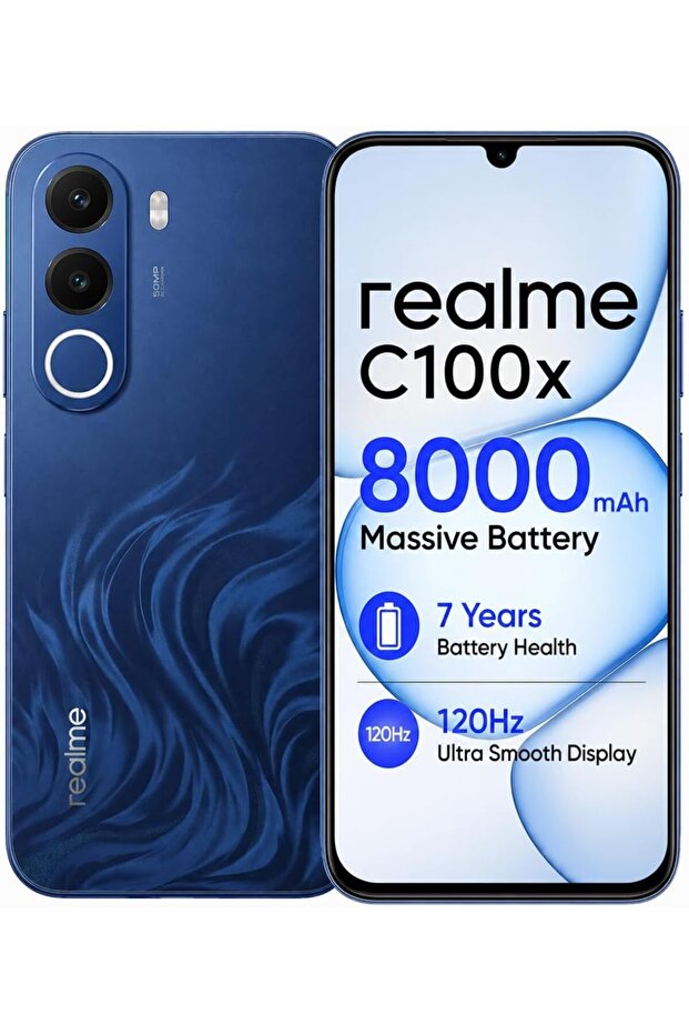 C100x 4G ثنائي الشريحة Deepblue Tides بذاكرة وصول عشوائي 6 جيجابايت وسعة تخزين 128 جيجابايت - النسخة الدولية