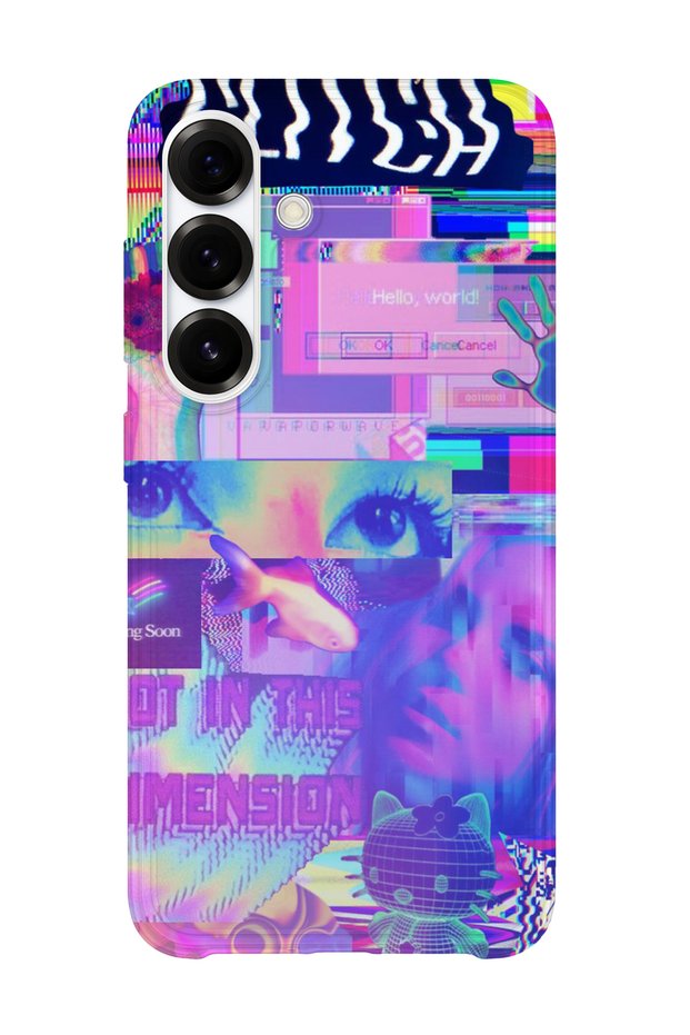 Samsung Galaxy S26 Plus Compatible Printed Transparent Phone Case | Collection: Neondream District