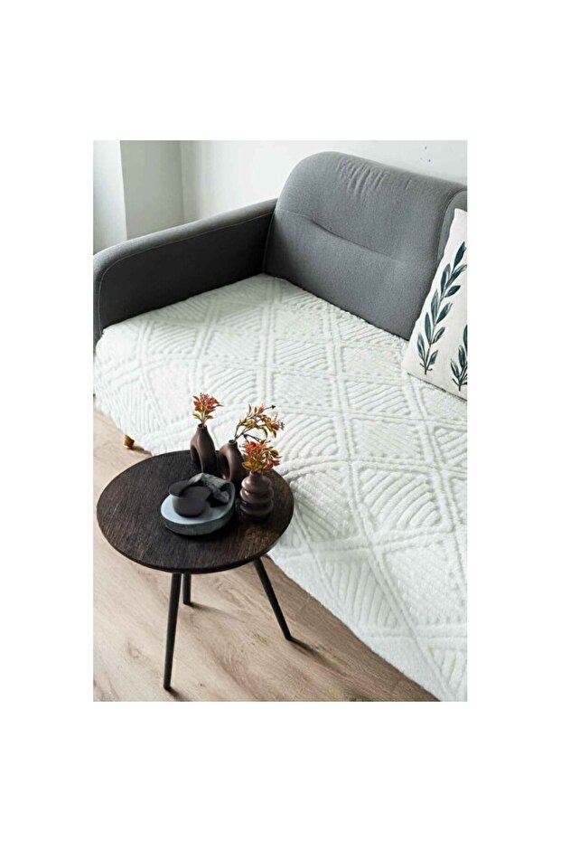 Soft Furry Embossed Seat Protector Sofa Cover