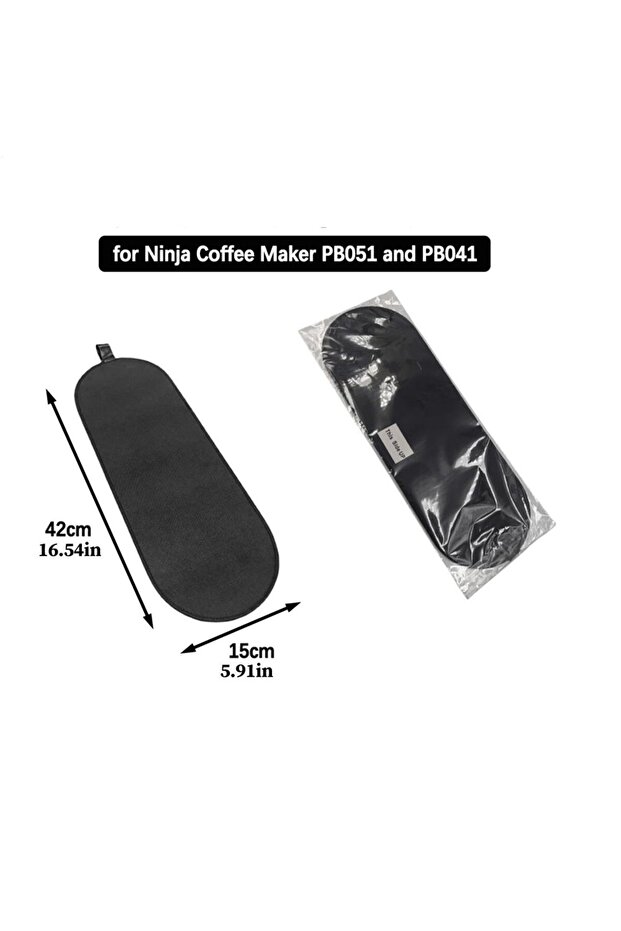 A Anti-Slip Coffee Maker Mat for Counter 16.5x5.9 Inch Single Serve Coffee machine Slide Pad for Ki.