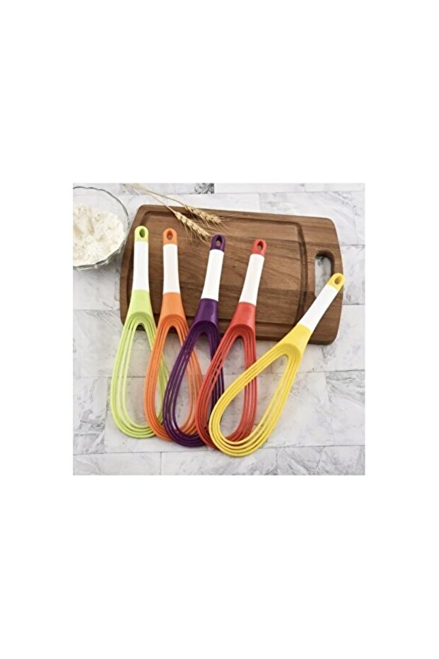 Dual Function Silicone Handle Smart Whisk, Easy to Use and Durable