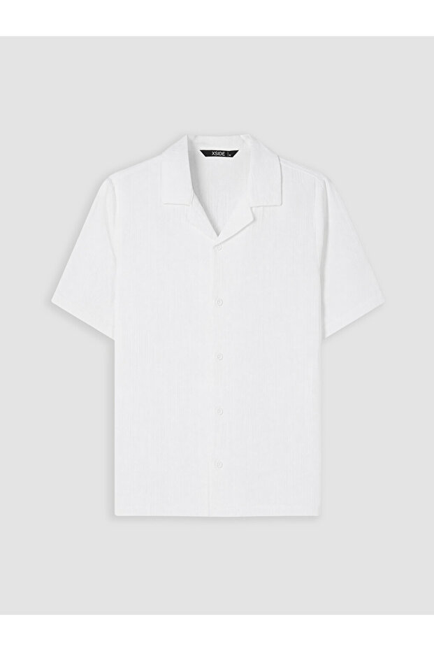 Quality Pieces from Çelebi Store Comfortable Cut Resort Roba Collar Muslin Men's Shirt