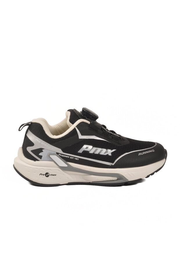 Black Lightweight Lace-Up Boys' Sports Shoes 2036 F