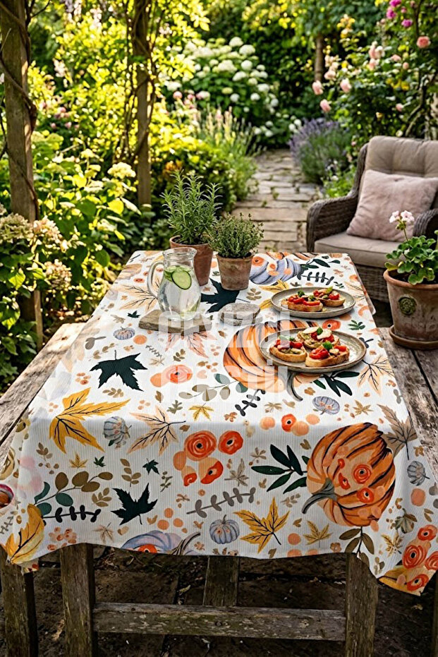 Digital Printed Tablecloth Table Cloth 170X170 cm Stain-Resistant Decorative Dowry Tablecloth Picnic Balcony Garden Kitchen Dining Table Cover