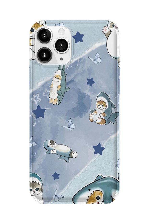 iPhone 11 Pro Max Compatible Printed Transparent Phone Case | Collection: Cute Animals