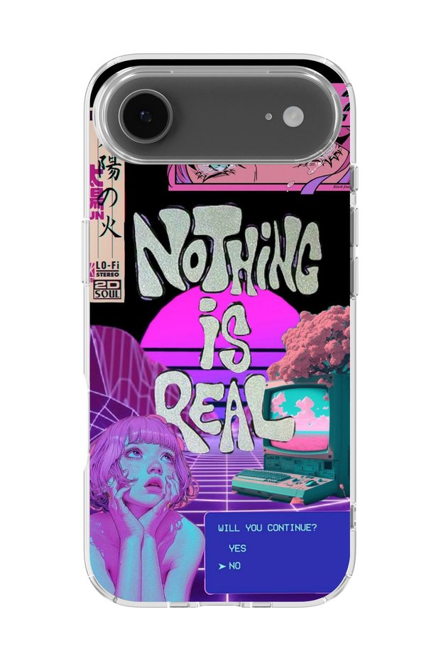 iPhone 17 Air Compatible Printed Transparent Phone Case | Collection: Neondream District