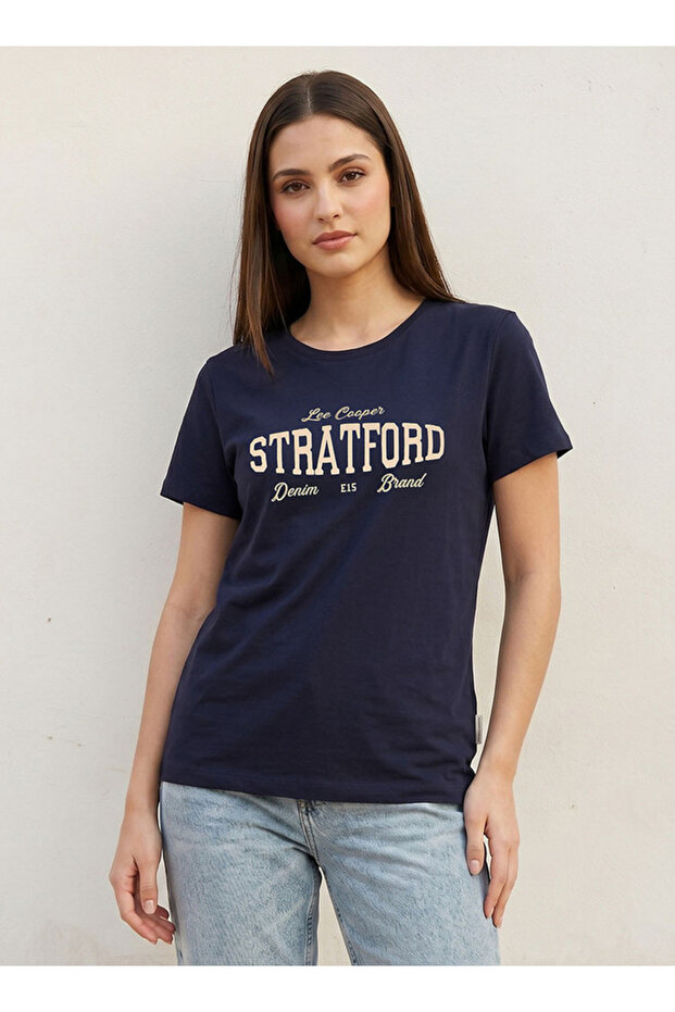 Relaxed Fit Cotton T-shirt with Logo Print