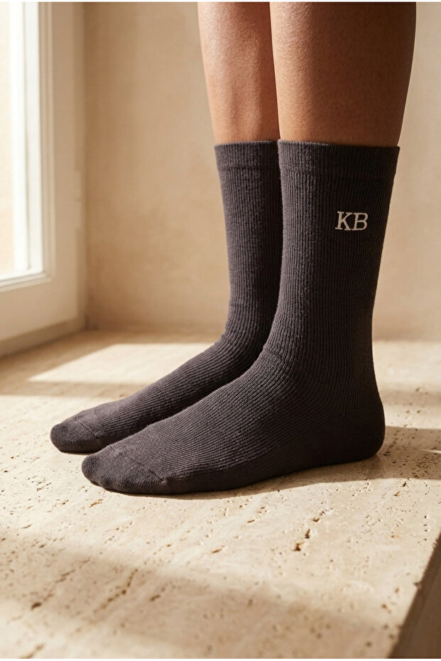 جوارب K&B مطرزة للجنسين من أنثراسايت
