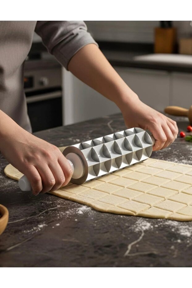 Square Dumpling Roller and Cutting Tool, Practical and Easy to Use