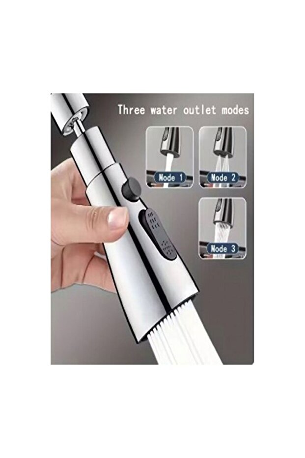 Multifunctional Metallic Faucet Head, Durable and Stylish Design