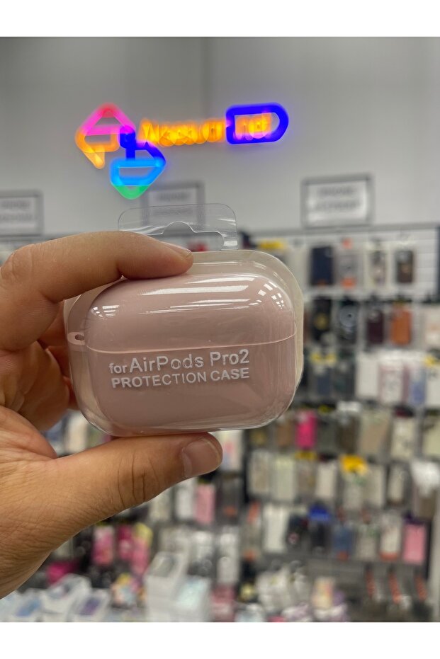 حافظة سيليكون متوافقة مع Airpods Pro2 ذات ملمس من جلد الغزال من الداخل