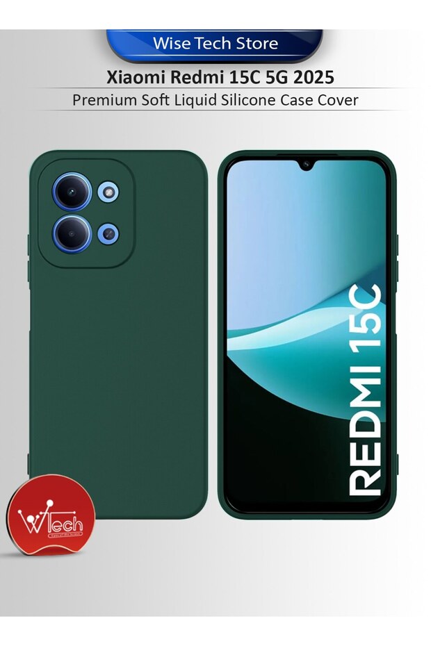 Xiaomi Redmi 15C 5G 2025 Premium Soft Liquid Silicone Case Cover