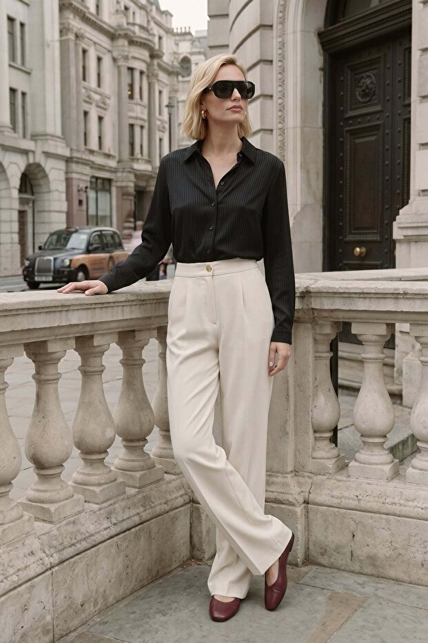 Lucy Pants - Krem