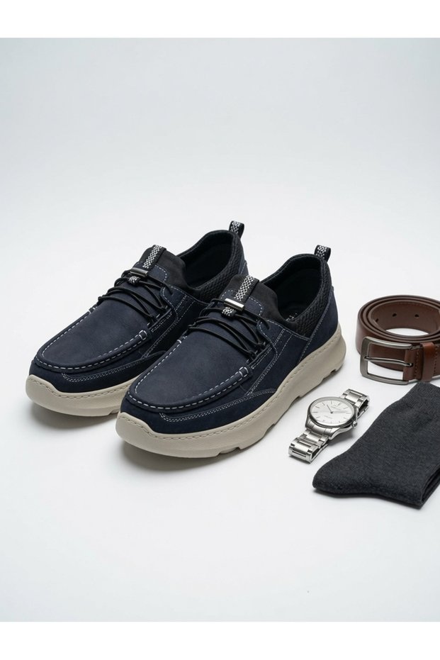 -Genuine Leather Men's Loafer Shoes