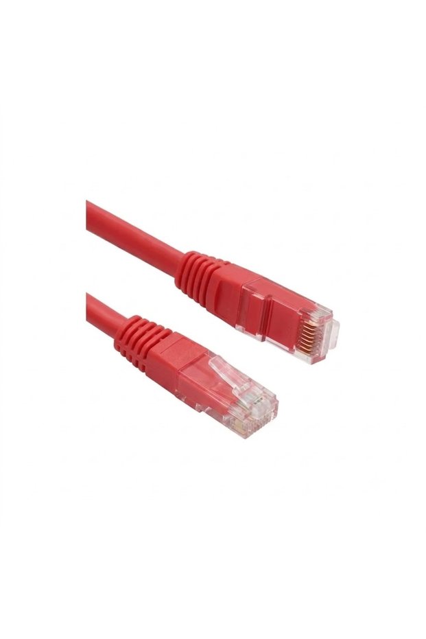 Ods 0.3m Cat6 Utp Lszh Pure Copper Red Patch Cable (Pack of 10)
