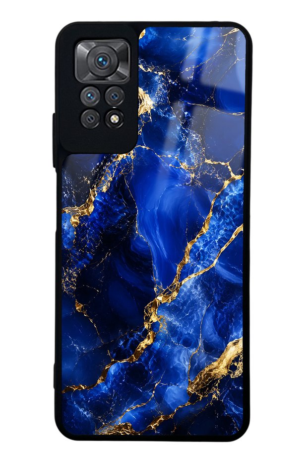 Xiaomi Redmi Note 11 Pro Sapphire Gold Marble Design Glossy Phone Case