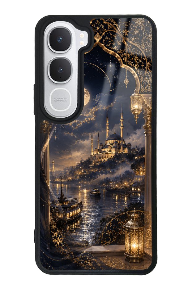 Vivo Y31 Glossy Phone Case with Midnight Bosphorus Design