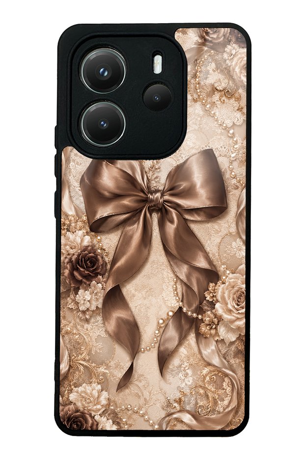 Xiaomi Redmi Note 14 4g Bronze Pearl Design Glossy Phone Case
