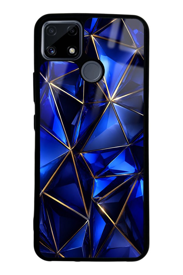 Realme C25 Sapphire Crystal Edge Design Glossy Phone Case