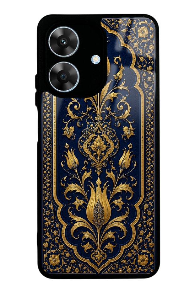 Realme Note 60 Sapphire Ottoman Gold Design Glossy Phone Case
