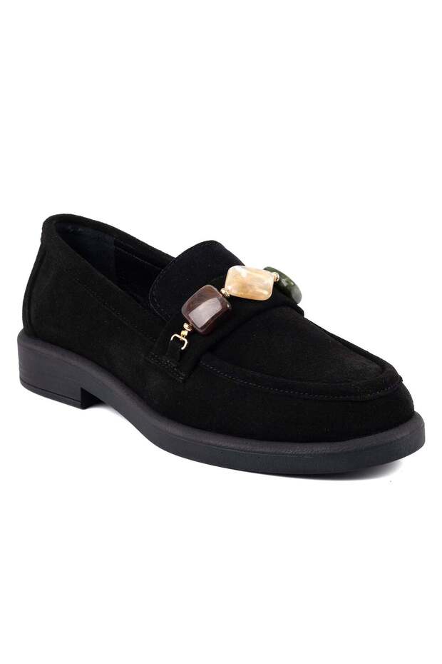 Trapani 696 26Ya Women's Casual Shoes Black Suede