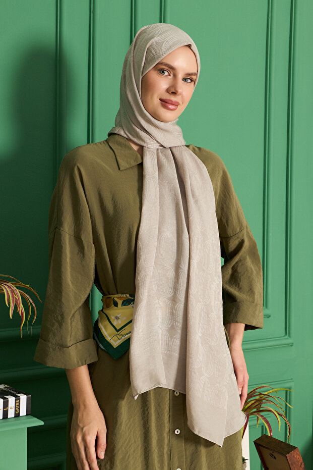 Flowy Serapi Patterned Premium Women's Scarf / Shawl