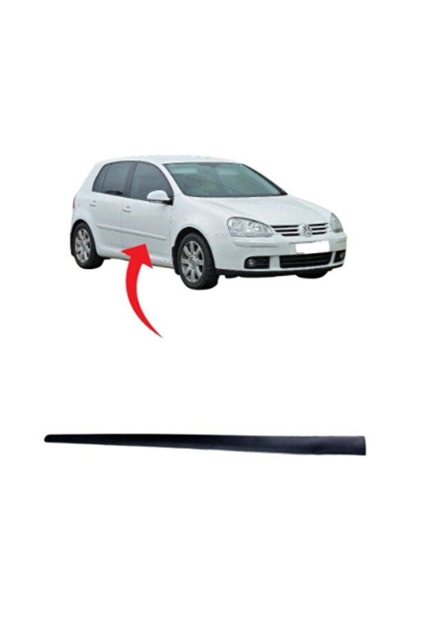 Golf5 Door Trim Front Right Satin Black 2005-2009 1K4853516B 9B9