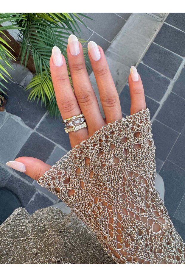 Bone Design Triple Spinelli Ring