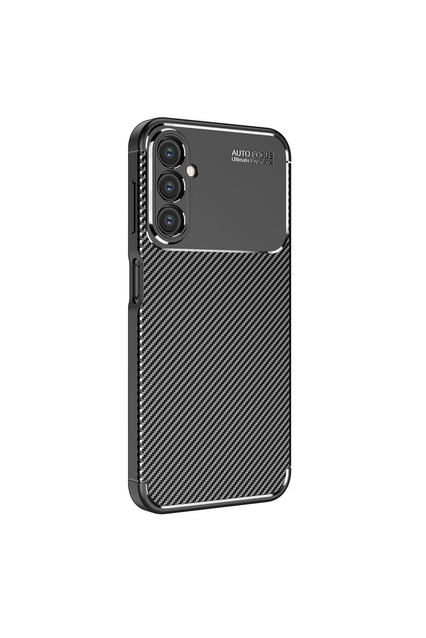 Galaxy A24 Case Carbon Look Silicone with Camera Protection Ultimate Protection Senk