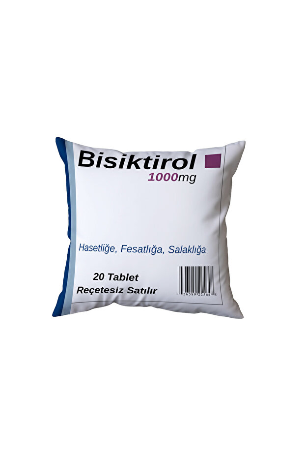 Funny Pillow with the Text Bisiktirol, Funny Gift