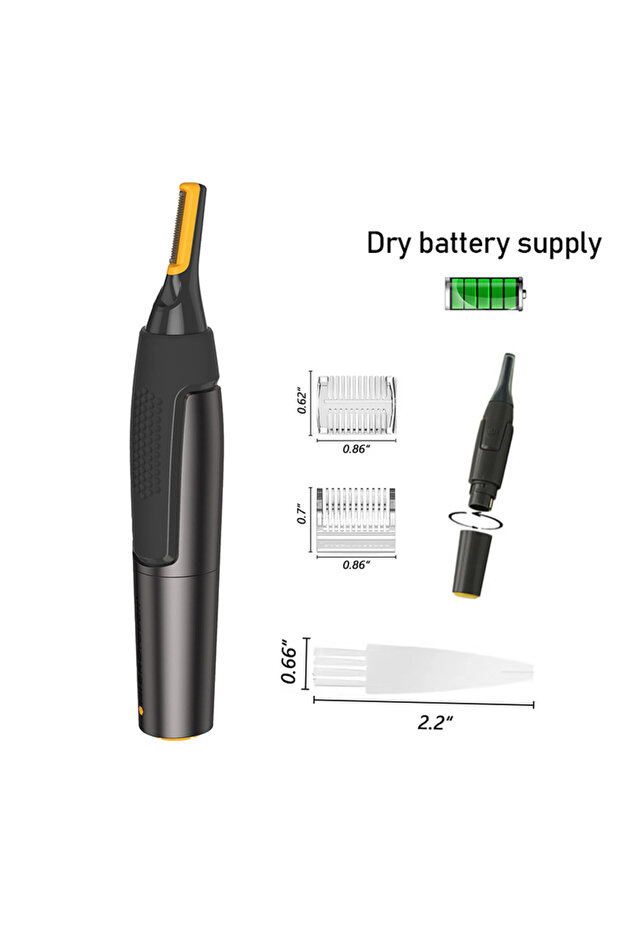 C578-Battery version Ultra Thin Precision Trimmer Electric Nose Hair Trimmer Mini Portable Ear Trimm