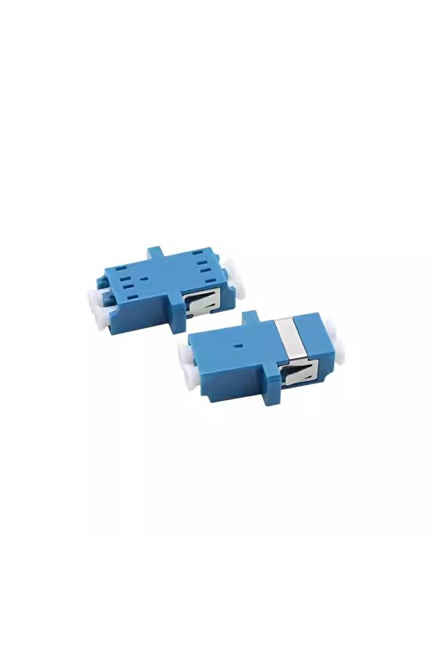 10pcs upc LC-LC Duplex Flange UPC Coupler Connector Fiber Optical Coupler Single Mode Plastic Duplex