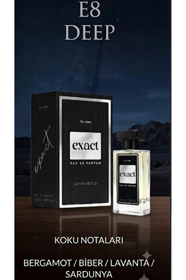 E-8 DEEP Erkek parfüm 50 ml